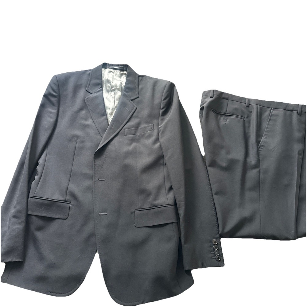 Gucci Men's Monaco Bee Logo 2 Piece Suit Jacket Pants 52R Made In Italy $2900